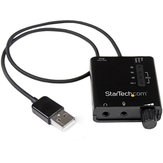 StarTech.com External Sound Box - 24 bit DAC Data Width - 5.1 Sound Channels - External StarTech.com External Sound Box - 24 bit DAC Data Width - 5.1 Sound Channels - External